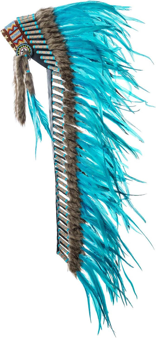 Feather Headdress | Native American Indian Inspired | Choose Color